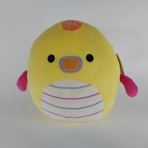 New Squishmallows 12” Leif‎ The Yellow Seahorse Plush Valentine's Day Easter